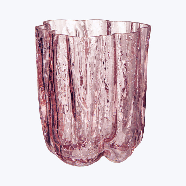 Crackle Vase Pink / Small
