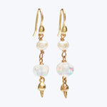 Rainbow Cloud Pearl Earrings