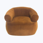 Great Jones Swivel Chair Cannes Velvet, Topaz