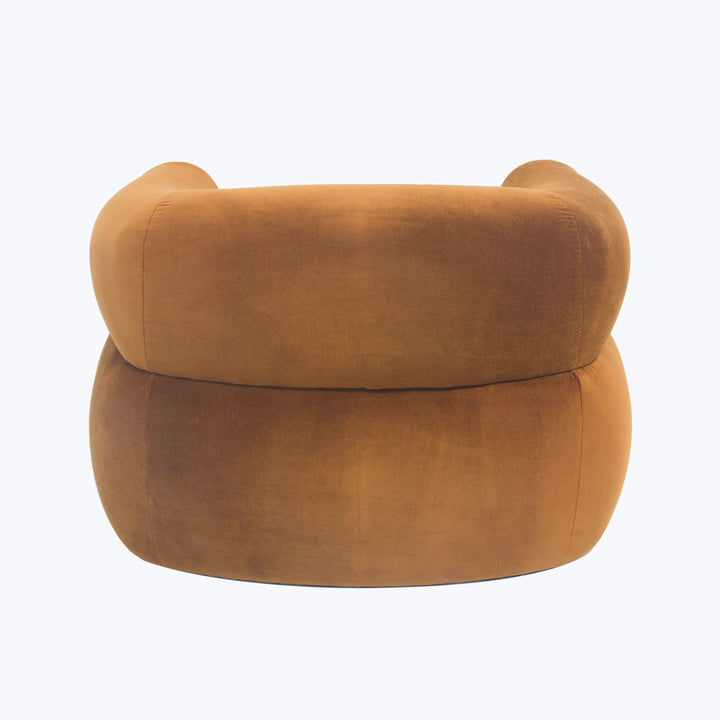 Great Jones Swivel Chair Cannes Velvet, Topaz