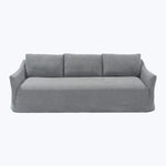 Delilah Slipped Sofa Stonewash Linen, Zinc