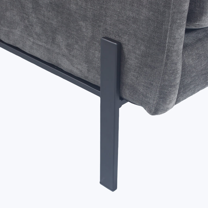 Reade Chair Uptown Velvet, Fog