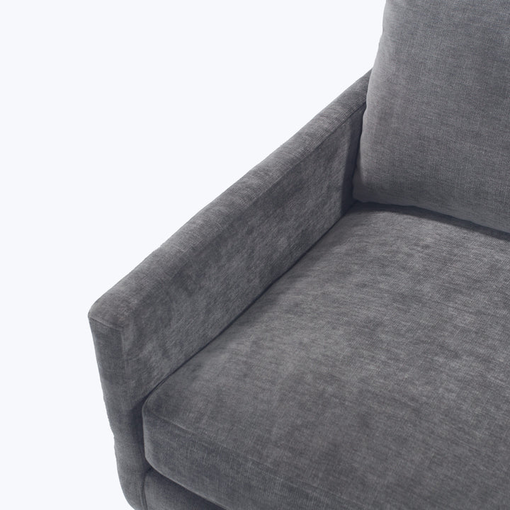 Reade Chair Uptown Velvet, Fog