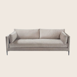 Mercer Sofa Como Velvet, Asphalt