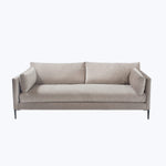 Mercer Sofa Como Velvet, Asphalt