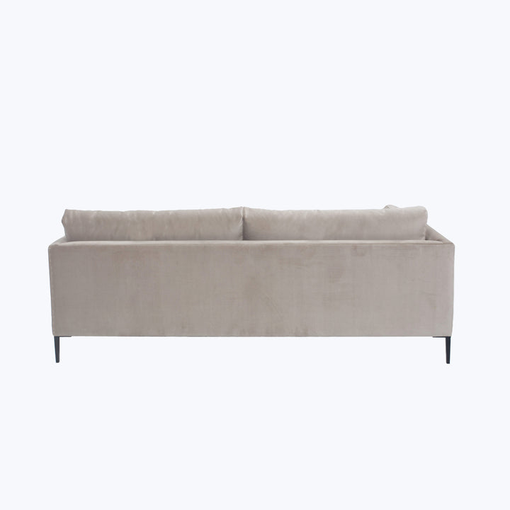 Mercer Sofa Como Velvet, Asphalt