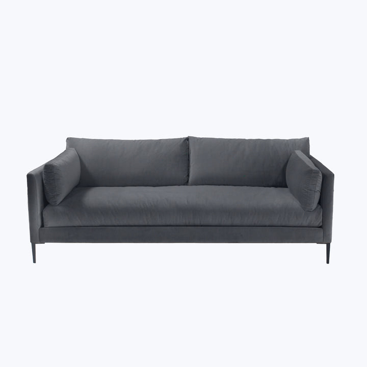 Mercer Sofa Como Velvet, Dark Gray