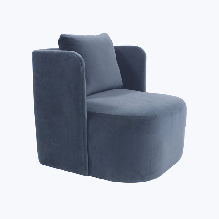 Velar Chair Cannes Velvet, Navy