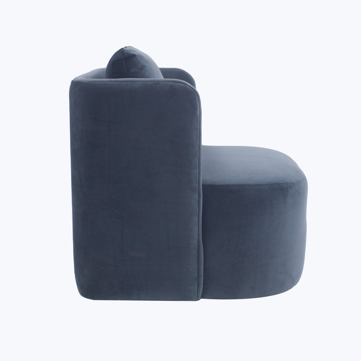 Velar Chair Cannes Velvet, Navy