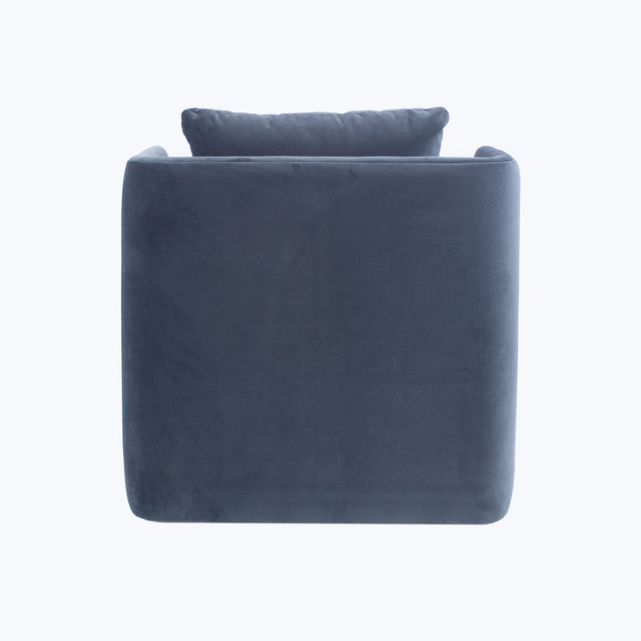 Velar Chair Cannes Velvet, Navy