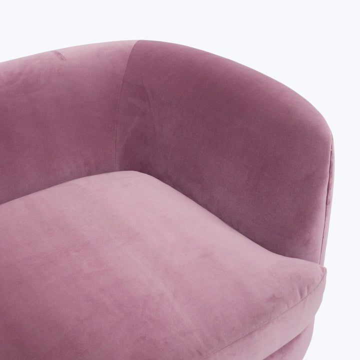 Desiree Sectional Right Facing / Como Velvet, Orchid