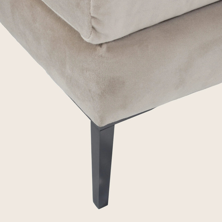 Mercer Sectional Right Facing / Como Velvet, Asphalt