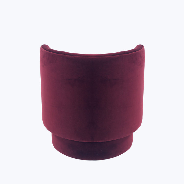 Celeste Swivel Chair Cannes Velvet, Cayenne