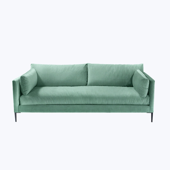 Mercer Sofa Como Velvet, Stone