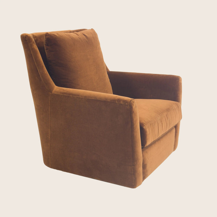 Haven Swivel Glider Cannes Velvet, Topaz