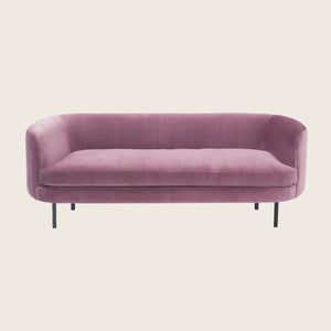 Desiree Sofa Como Velvet, Orchid
