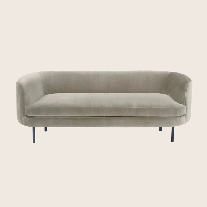 Desiree Sofa Como Velvet, Asphalt