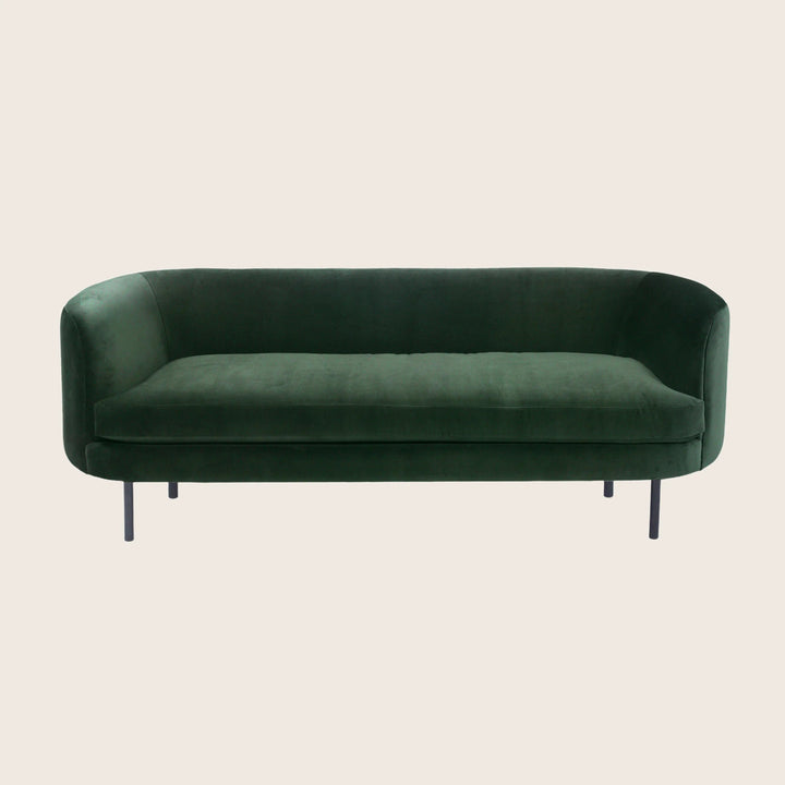Desiree Sofa Como Velvet, Forest