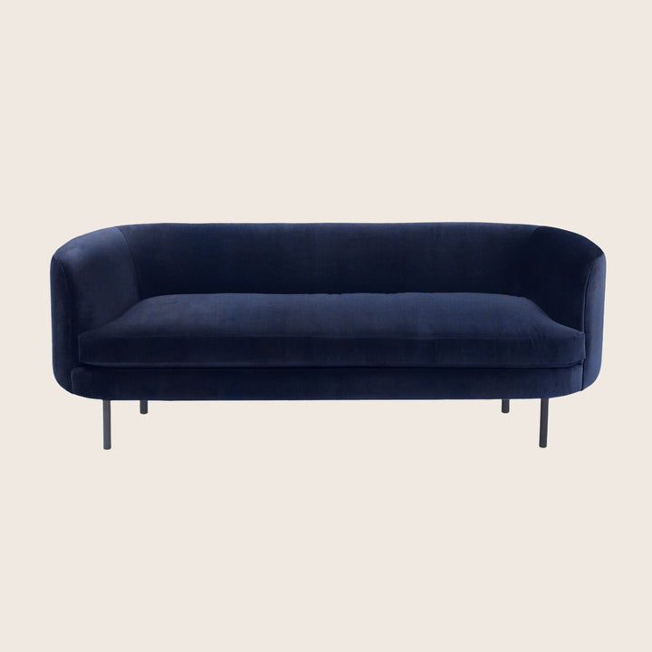 Desiree Sofa Como Velvet, Indigo