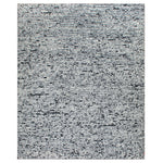 Grey Textured Wool Rug - 10'4" x 12'11"