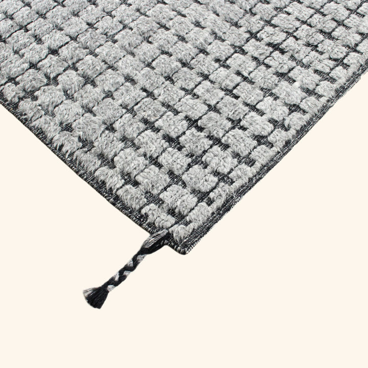 Grey Transitional Wool Rug - 8'1" x 9'9"