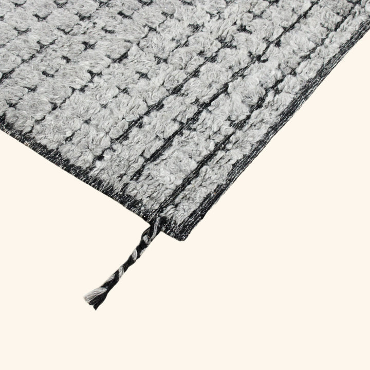 Grey Transitional Wool Rug - 8'1" x 9'9"