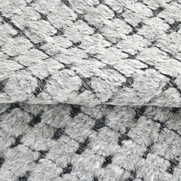 Grey Transitional Wool Rug - 8'1" x 9'9"