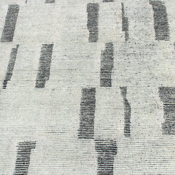 Charcoal Contemporary Wool Rug - 9'1" x 12'