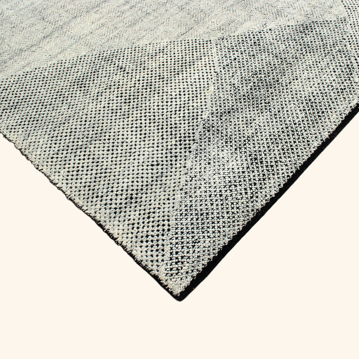 Grey Contemporary Wool Rug - 8'1" x 9'8"