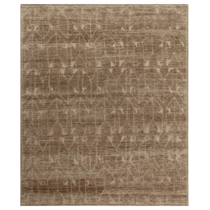 Green Transitional Wool Rug - 8'3" x 9'9"