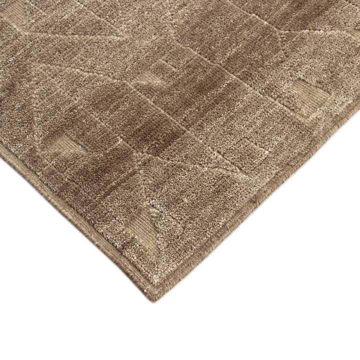 Green Transitional Wool Rug - 8'3" x 9'9"