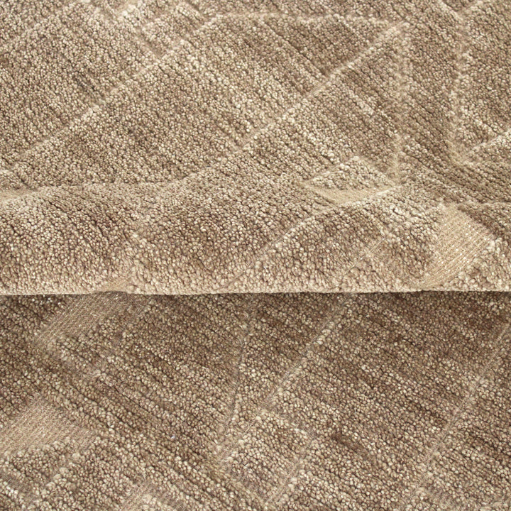 Green Transitional Wool Rug - 8'3" x 9'9"