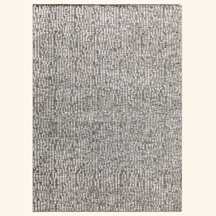 Grey Transitional Wool Rug - 9'1" x 12'