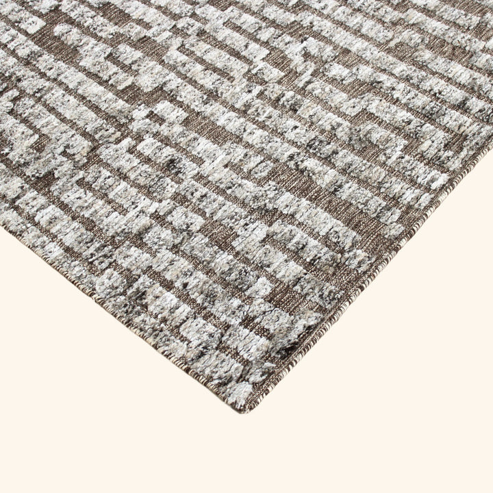 Grey Transitional Wool Rug - 9'1" x 12'