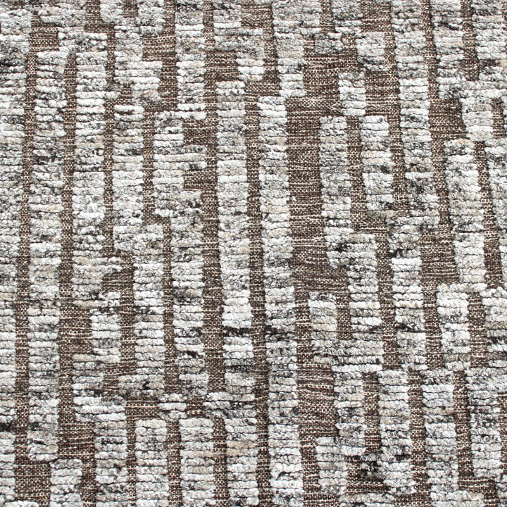 Grey Transitional Wool Rug - 9'1" x 12'