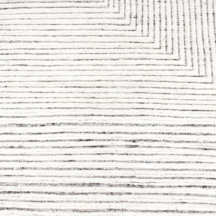 Grey Ivory Transitional Wool Rug - 11'7" x 14'6"