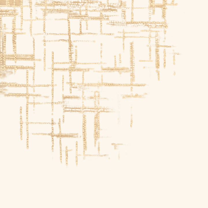 Wheat Textured Wool Silk Blend Rug - 8' x 10'