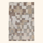 Teal Contemporary Silk Metal Blend Rug 6' x 9'