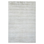 Silver Solid Cashmere & Merino Blend Rug - 6' x 9'