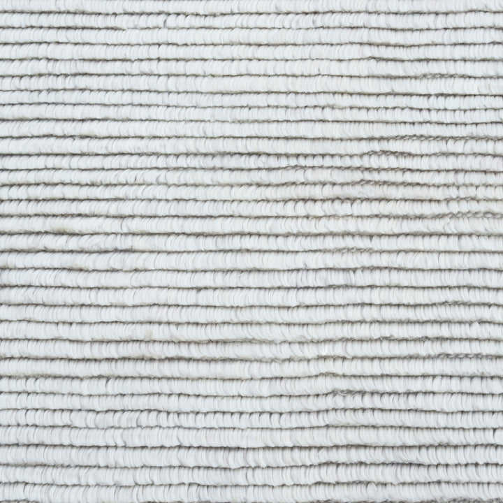 Silver Solid Cashmere & Merino Blend Rug - 6' x 9'