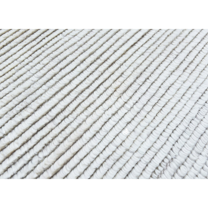 Silver Solid Cashmere & Merino Blend Rug - 6' x 9'