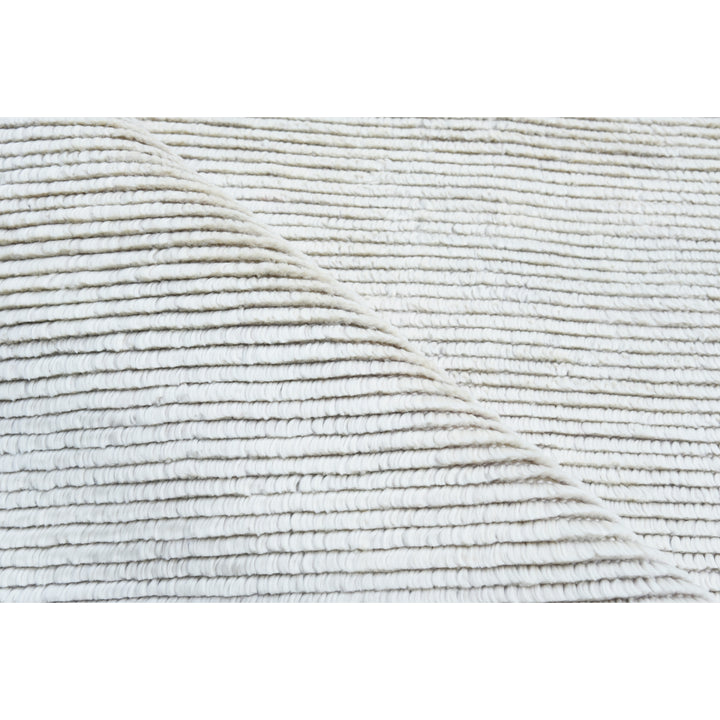 Silver Solid Cashmere & Merino Blend Rug - 6' x 9'