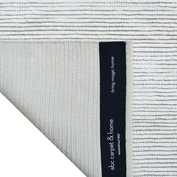 Silver Solid Cashmere & Merino Blend Rug - 6' x 9'