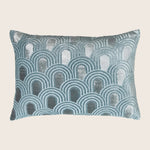 Endless Velvet Lumbar Pillow Harbor 14" x 20"
