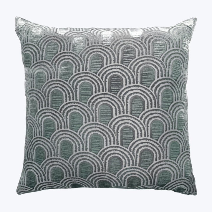 Endless Velvet Pillow Jade 18" x 18"