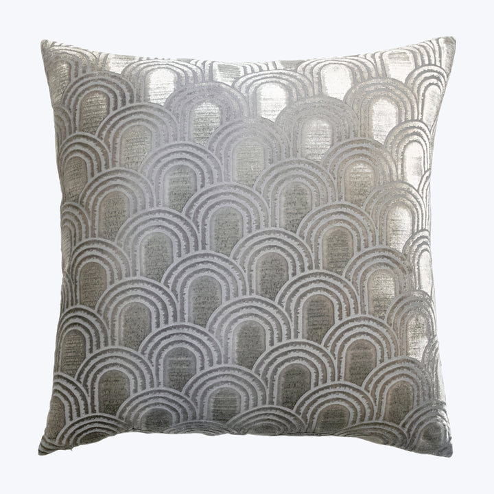 Endless Velvet Pillow Nickel 18" x 18"
