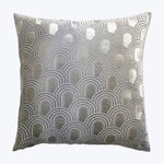 Endless Velvet Pillow Nickel 18" x 18"
