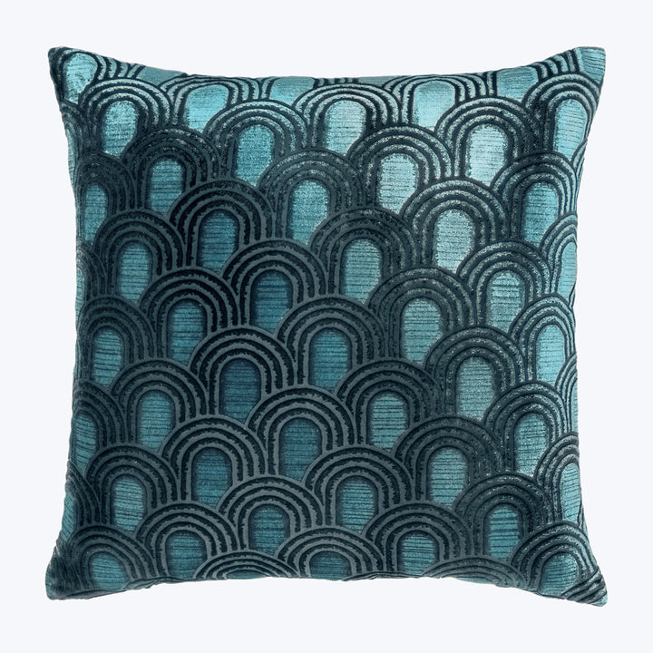 Endless Velvet Pillow Pacific 18" x 18"