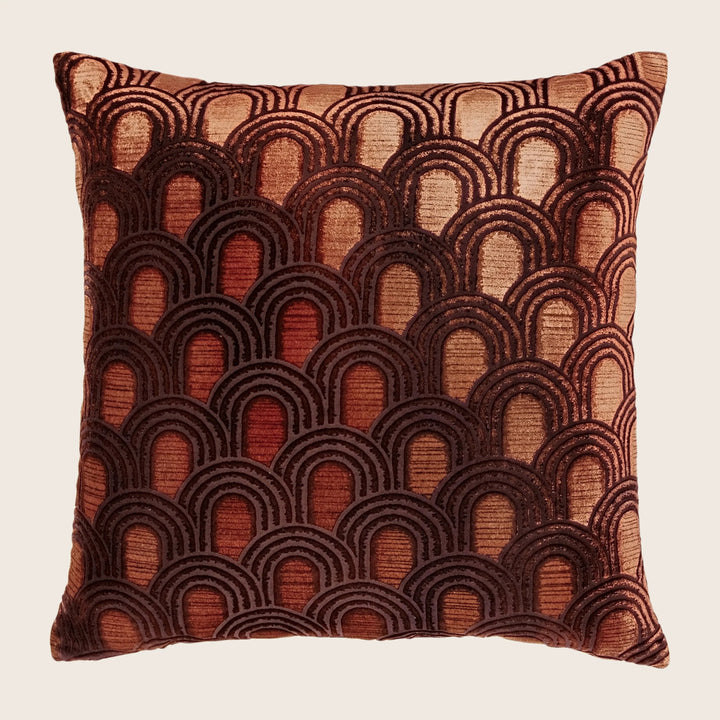 Endless Velvet Pillow Paprika 18" x 18"