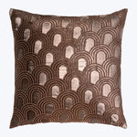 Endless Velvet Pillow Sable 18" x 18"